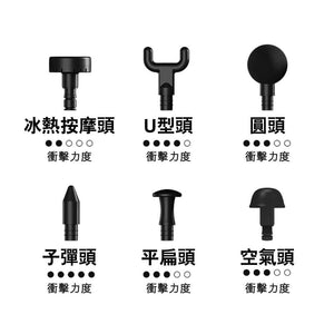 GXA美國M1專業級深層冷熱敷高頻筋膜槍 (2600mAh｜6個按摩頭連收藏盒｜藍色)-按摩槍-FIT MART 香港智能健康及運動生活用品專門店：筋膜槍、瑜伽輔助工具、智能健身設備