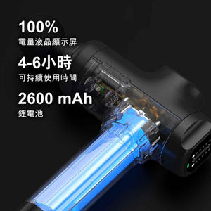 GXA美國N11專業級深層高頻筋膜槍 (2600mAh｜5個按摩頭連收藏盒｜藍色)-按摩槍-FIT MART 香港智能健康及運動生活用品專門店：筋膜槍、瑜伽輔助工具、智能健身設備