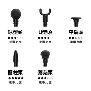 GXA美國N11專業級深層高頻筋膜槍 (2600mAh｜5個按摩頭連收藏盒｜灰色)-按摩槍-FIT MART 香港智能健康及運動生活用品專門店：筋膜槍、瑜伽輔助工具、智能健身設備