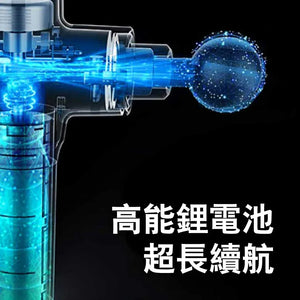 Phoenix A2S升級版筋膜按摩槍 (2500mAh｜4個按摩頭｜國際版｜銀色)-按摩槍-FIT MART 香港智能健康及運動生活用品專門店：筋膜槍、瑜伽輔助工具、智能健身設備