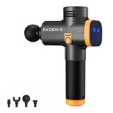 Phoenix A2S升級版筋膜按摩槍 (2500mAh｜4個按摩頭｜國際版｜碳纖色)-按摩槍-FIT MART 香港智能健康及運動生活用品專門店：筋膜槍、瑜伽輔助工具、智能健身設備