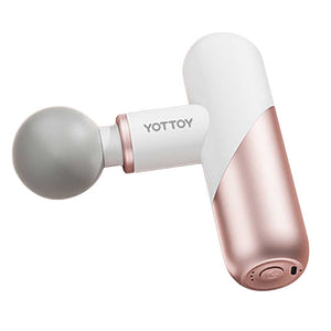Yottoy小巧輕盈女士迷你酸痛肌肉肩頸按摩槍 (粉紅色)-按摩用品-FIT MART 香港智能健康及運動生活用品專門店：筋膜槍、瑜伽輔助工具、智能健身設備