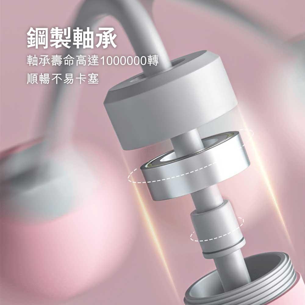 Yottoy重力球無線跳繩 (防滑紋路手柄款｜粉藍色)-健身用品-FIT MART 香港智能健康及運動生活用品專門店：筋膜槍、瑜伽輔助工具、智能健身設備
