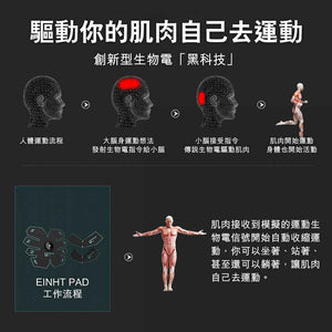 Oubade家用智能健身EMS+腹肌貼 (基礎版｜3塊貼片)-智能生活-FIT MART 香港智能健康及運動生活用品專門店：筋膜槍、瑜伽輔助工具、智能健身設備