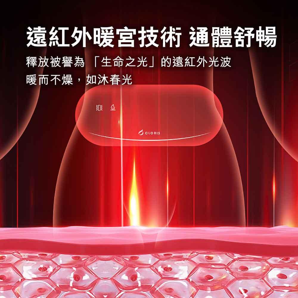 Cloris德國石墨烯熱敷暖宮發熱護腰帶 (紫色)-腰墊-FIT MART 香港智能健康及運動生活用品專門店：筋膜槍、瑜伽輔助工具、智能健身設備