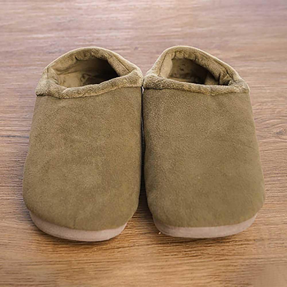 ECLEAR日本Warm保溫發熱電熱拖鞋 (淺啡色｜大碼)-按摩用品-FIT MART 香港智能健康及運動生活用品專門店：筋膜槍、瑜伽輔助工具、智能健身設備