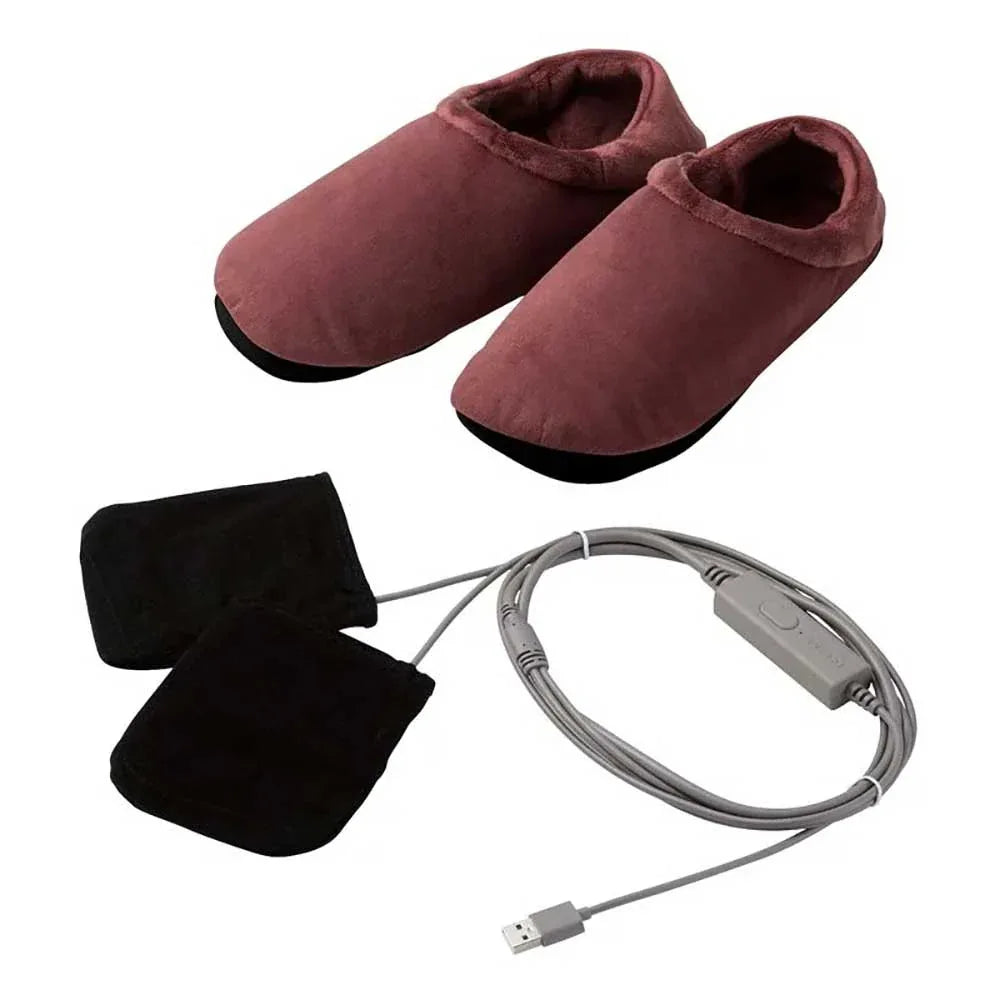 ECLEAR日本Warm保溫發熱電熱拖鞋 (深啡色｜中碼)-按摩用品-FIT MART 香港智能健康及運動生活用品專門店：筋膜槍、瑜伽輔助工具、智能健身設備