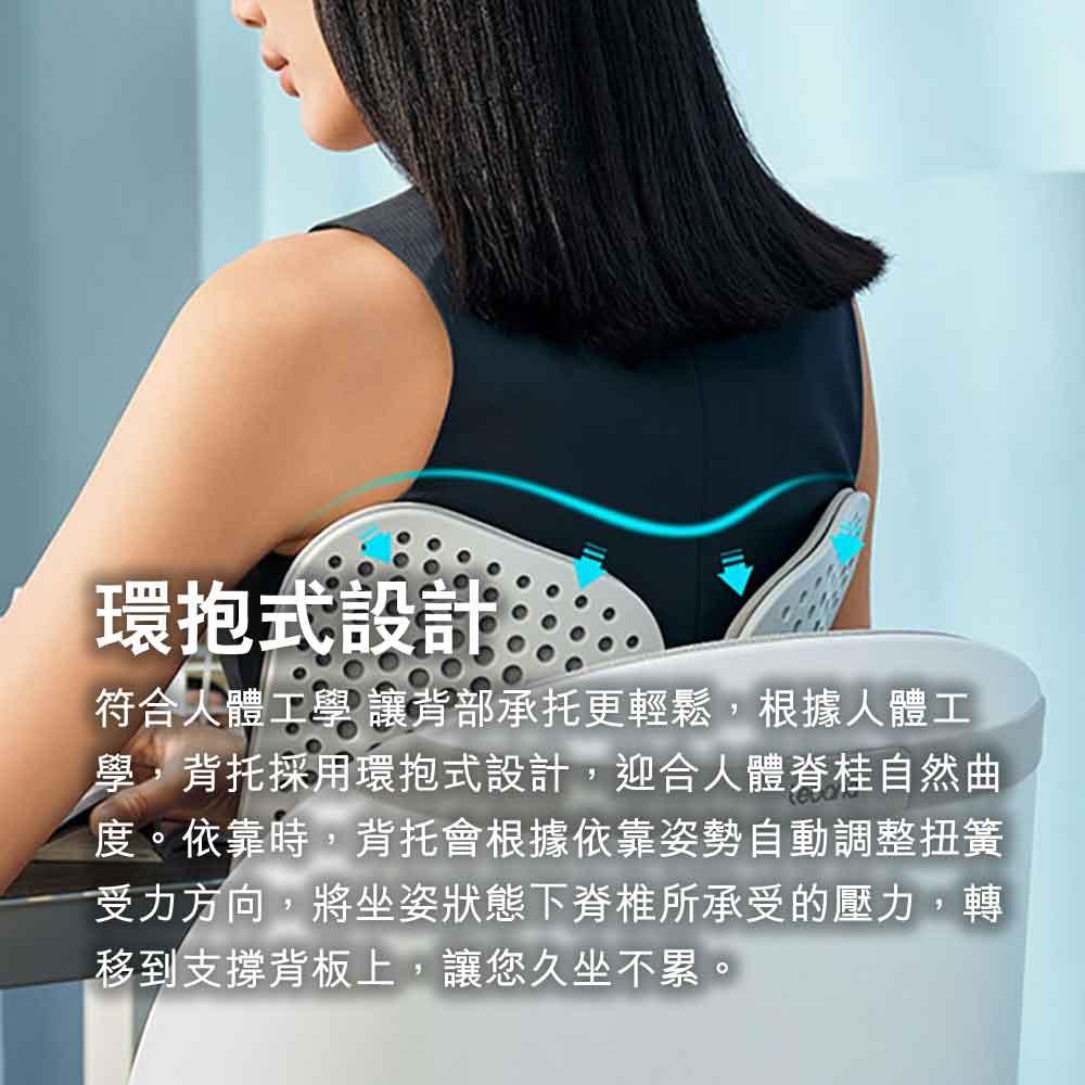 LERAVAN人體工學蝶型護脊椎腰墊 (灰色)-腰墊-FIT MART 香港智能健康及運動生活用品專門店：筋膜槍、瑜伽輔助工具、智能健身設備