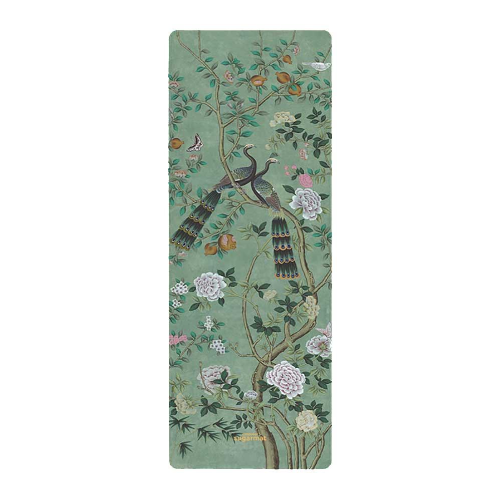 sugarmat Chinoiserie Collection麂皮絨專業瑜伽墊 (3mm厚｜玉林翡翠)-瑜伽用品-FIT MART 香港智能健康及運動生活用品專門店：筋膜槍、瑜伽輔助工具、智能健身設備