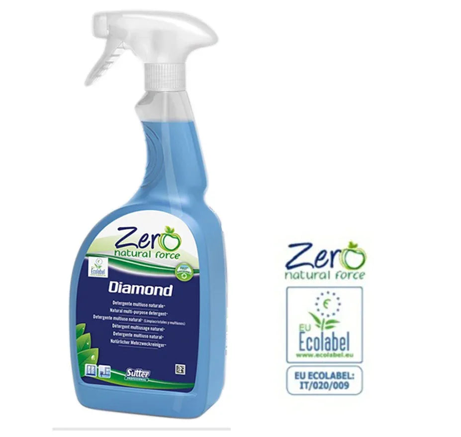Italy Zero Diamond 多用途清潔劑即用裝 750ml (有機天然清潔劑)-家用清潔產品-FIT MART 香港智能健康及運動生活用品專門店：筋膜槍、瑜伽輔助工具、智能健身設備