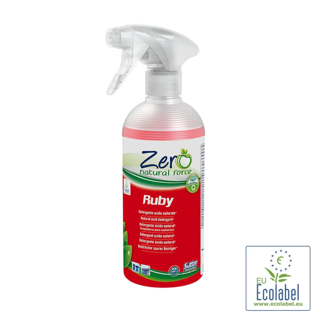 Italy Zero Ruby 天然浴室清潔劑即用裝 500ml (有機天然清潔劑)-家用清潔產品-FIT MART 香港智能健康及運動生活用品專門店：筋膜槍、瑜伽輔助工具、智能健身設備